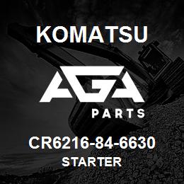 CR6216-84-6630 Komatsu STARTER | AGA Parts