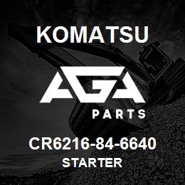 CR6216-84-6640 Komatsu STARTER | AGA Parts