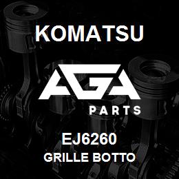 EJ6260 Komatsu GRILLE BOTTO | AGA Parts