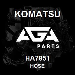 HA7851 Komatsu HOSE | AGA Parts