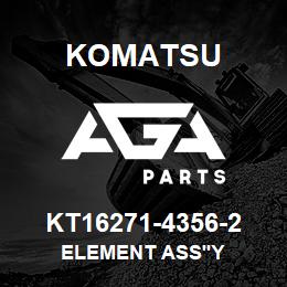 KT16271-4356-2 Komatsu ELEMENT ASS'Y | AGA Parts