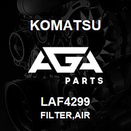 LAF4299 Komatsu FILTER,AIR | AGA Parts