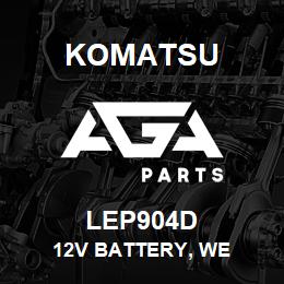 LEP904D Komatsu 12V BATTERY, WE | AGA Parts