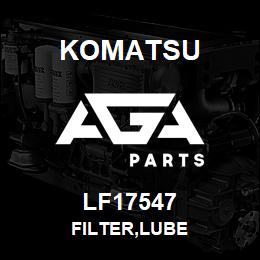 LF17547 Komatsu FILTER,LUBE | AGA Parts