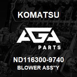 ND116300-9740 Komatsu BLOWER ASS'Y | AGA Parts