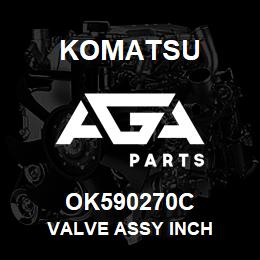 OK590270C Komatsu VALVE ASSY INCH | AGA Parts