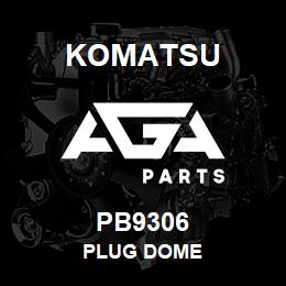 PB9306 Komatsu PLUG DOME | AGA Parts