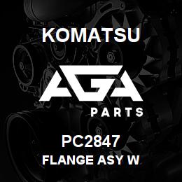 PC2847 Komatsu FLANGE ASY W | AGA Parts