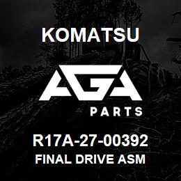 R17A-27-00392 Komatsu FINAL DRIVE ASM | AGA Parts