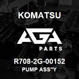 R708-2G-00152 Komatsu PUMP ASS'Y | AGA Parts
