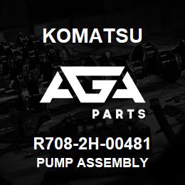 R708-2H-00481 Komatsu PUMP ASSEMBLY | AGA Parts