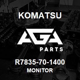 R7835-70-1400 Komatsu MONITOR | AGA Parts
