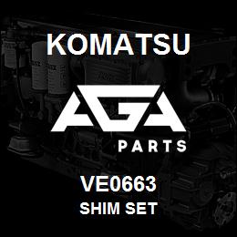 VE0663 Komatsu SHIM SET | AGA Parts