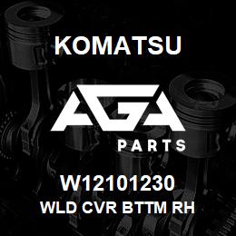 W12101230 Komatsu WLD CVR BTTM RH | AGA Parts