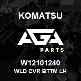 W12101240 Komatsu WLD CVR BTTM LH | AGA Parts