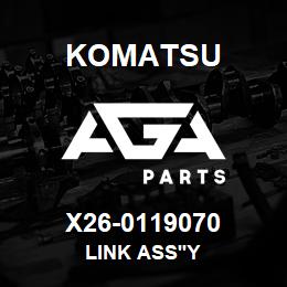 X26-0119070 Komatsu LINK ASS'Y | AGA Parts