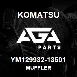 YM129932-13501 Komatsu MUFFLER | AGA Parts