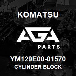 YM129E00-01570 Komatsu CYLINDER BLOCK | AGA Parts