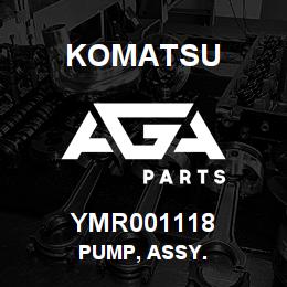 YMR001118 Komatsu PUMP, ASSY. | AGA Parts