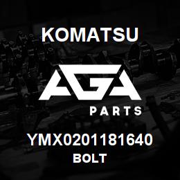 YMX0201181640 Komatsu BOLT | AGA Parts