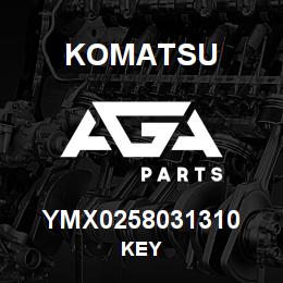 YMX0258031310 Komatsu KEY | AGA Parts