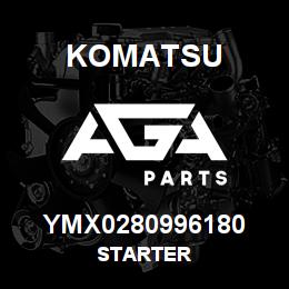 YMX0280996180 Komatsu STARTER | AGA Parts