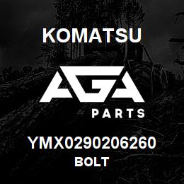 YMX0290206260 Komatsu BOLT | AGA Parts