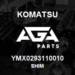 YMX0293110010 Komatsu SHIM | AGA Parts