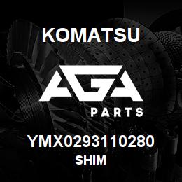 YMX0293110280 Komatsu SHIM | AGA Parts