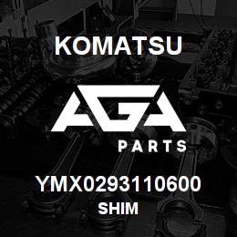 YMX0293110600 Komatsu SHIM | AGA Parts