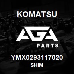YMX0293117020 Komatsu SHIM | AGA Parts