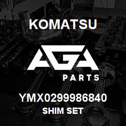 YMX0299986840 Komatsu SHIM SET | AGA Parts