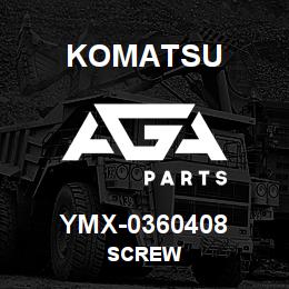 YMX-0360408 Komatsu SCREW | AGA Parts