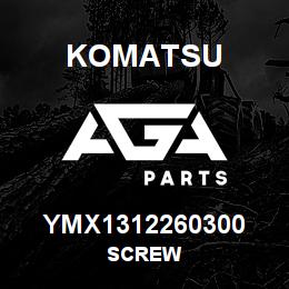 YMX1312260300 Komatsu SCREW | AGA Parts