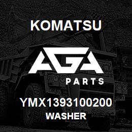 YMX1393100200 Komatsu WASHER | AGA Parts