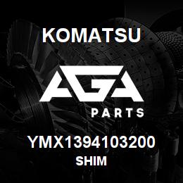 YMX1394103200 Komatsu SHIM | AGA Parts