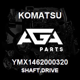 YMX1462000320 Komatsu SHAFT,DRIVE | AGA Parts
