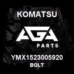 YMX1523005920 Komatsu BOLT | AGA Parts YMX1523005920 Komatsu BOLT | AGA Parts
