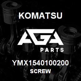 YMX1540100200 Komatsu SCREW | AGA Parts