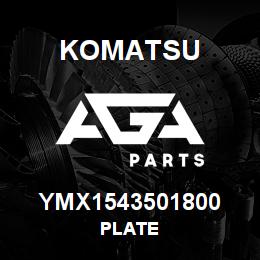 YMX1543501800 Komatsu PLATE | AGA Parts