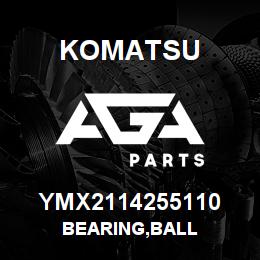 YMX2114255110 Komatsu BEARING,BALL | AGA Parts