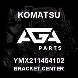 YMX211454102 Komatsu BRACKET,CENTER | AGA Parts