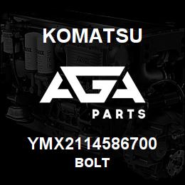 YMX2114586700 Komatsu BOLT | AGA Parts