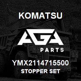 YMX2114715500 Komatsu STOPPER SET | AGA Parts