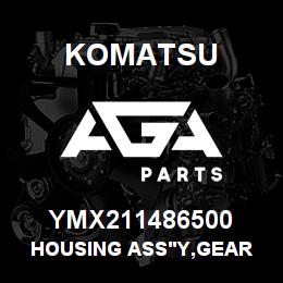 YMX211486500 Komatsu HOUSING ASS'Y,GEAR | AGA Parts YMX211486500 Komatsu HOUSING ASS'Y,GEAR | AGA Parts
