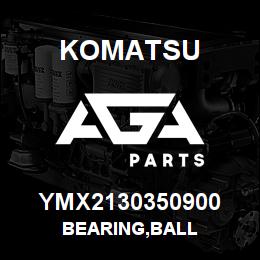 YMX2130350900 Komatsu BEARING,BALL | AGA Parts