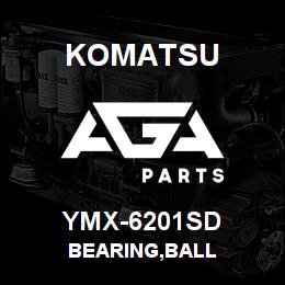 YMX-6201SD Komatsu BEARING,BALL | AGA Parts