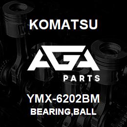 YMX-6202BM Komatsu BEARING,BALL | AGA Parts
