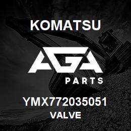 YMX772035051 Komatsu VALVE | AGA Parts