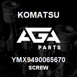 YMX9490065670 Komatsu SCREW | AGA Parts